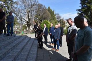 Ръководството на ОДМВР – В. Търново, близки, колеги и приятели на командоса Емил Шарков почетоха паметта му