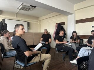 Първокурсници от Факултет „Полиция“ преминават обучение в Института по психология на МВР