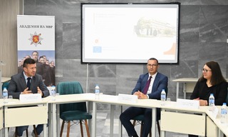 Зам.-министър Христо Стефанов: „Сградата на Ректората на АМВР е емблематична и благодарение на усилията Ви ще придобие съвременна визия“