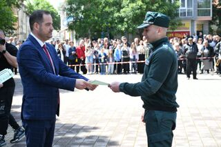 127 стажанти, преминали обучение в ЦСПП – Пазарджик, положиха тържествена клетва, преди да се включат в охраната на българската граница