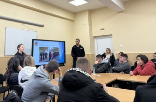 Павликени е следващият град, който посетиха наши курсанти