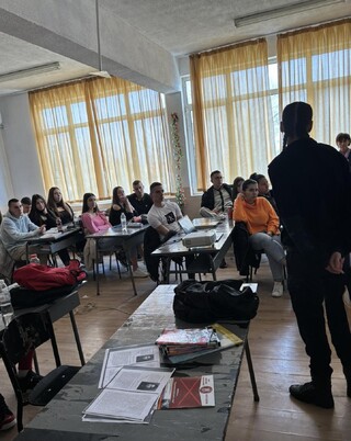 Курсантите от АМВР посетиха Петрич в рамките на кампанията „Обучение в АМВР“