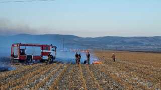 Курсантите от учебната дежурна смяна във факултет ПБЗН посетиха три пожара