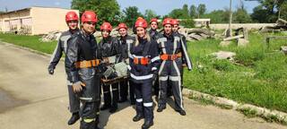 Курсанти от факултет „Пожарна безопасност и защита на населението” проведоха практическо занятие в центъра за професионално обучение към ГДПБЗН в Монтана