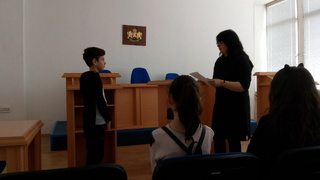 Посещение на деца от СУ „В. Левски“ гр. Елин Пелин в Академията на МВР, факултет „Полиция”