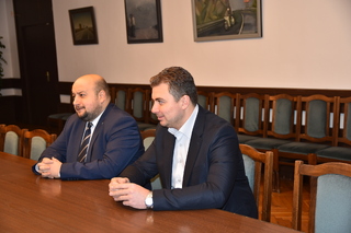 Среща на ректора на АМВР с новия румънски аташе по вътрешните работи
