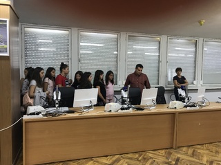 Посещение на Детско полицейско управление - ОДМВР гр. Смолян, РУ гр. Девин в Академия на МВР, факултет „Полиция”