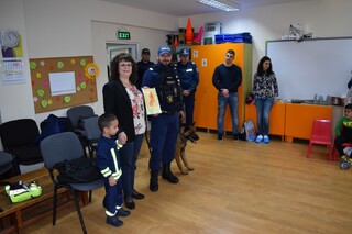 Полицейски служители гостуваха на децата от ДГ „Слънчев дом“