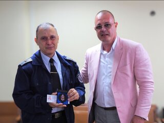 СТАРШИ ИНСПЕКТОР АНТОН ДОНКОВ БЕ ОТЛИЧЕН С “ПОЧЕТЕН ЗНАК НА МВР - ІІ СТЕПЕН”
