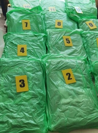 Гранични полицаи от РДГП-Бургас задържаха близо 40 кг канабис в хода на специализирана полицейска операция