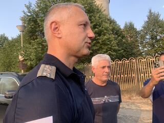 Поздравителен адрес от областния управител инж. М. Чимев получи директорът на РДПБЗН комисар Св. Георгиев