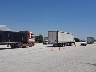 Специализирана операция за контрол над водачи на тежкотоварни моторни превозни средства на пловдивския участък на АМ „Тракия“