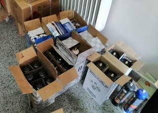 Служители на сектор „ Противодействие на икономическата престъпност“ към областната дирекция в Шумен пресякоха разпространение на около 200 литра диазотен оксид