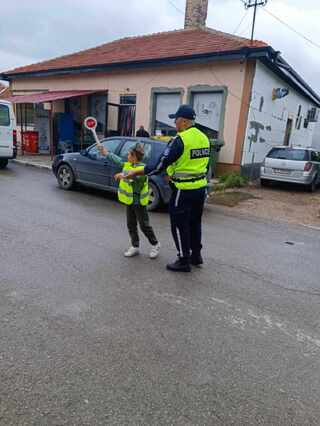Беседа по пътна безопасност с ученици в Каолиново