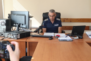 Актуална информация за обстановката по безопасност на движението в региона, представи на брифинг началникът на отдел „Охранителна полиция“