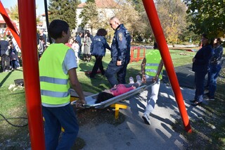 Открит урок по пътна безопасност се проведе на специализираните площадки в с. Балван
