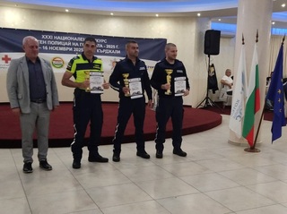 Добро представяне на ямболските автоконтрольори на Националния конкурс „Пътен полицай на годината – 2025 г.“