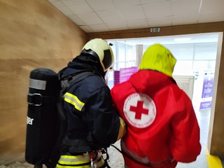 Последици от земетресение с пострадали хора бяха овладени при пожаро- техническо учение в Шумен