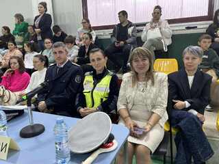Интерактивен тренинг  по безопасност на движението „ Нашата безопасност е в нашите ръце“ се проведе  в Средно училище „Йоан Екзарх Български“
