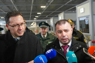 Министър Даниел Митов и главен комисар Антон Златанов извършиха проверка на ГКПП „Калотина“