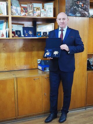 Старши комисар Димитър Величков е удостоен със златен медал за доблест и заслуги