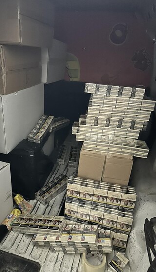 Голямо количество цигари без български бандерол са иззети при полицейска операция в Пловдив