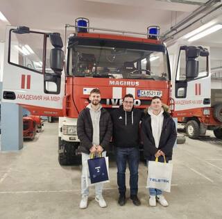 Двама студенти от Унгария посетиха Факултет „Пожарна безопасност и защита на населението“