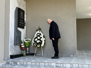 Ръководството на ОДМВР – В. Търново, близки, колеги и приятели на командоса Емил Шарков почетоха паметта му