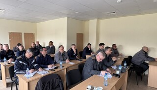 ЗАМЕСТНИК-ДИРЕКТОРЪТ НА ГДПБЗН СТАРШИ КОМИСАР ЛЮБОМИР БАРОВ ПРИСЪСТВА НА ГОДИШНИЯ ОТЧЕТ НА РДПБЗН – РУСЕ