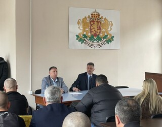 Директорът на ОДМВР ст. комисар Райчо Омерски представи пред състава новия началник на РУ Дупница