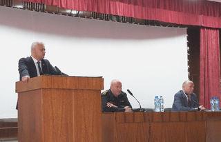 Бъдете смели, енергични, проактивни, действайте по закон и ние ще Ви подкрепим, думи на министъра на вътрешните работи Емил Дечев пред ръководния състав на ОДМВР-Стара Загора