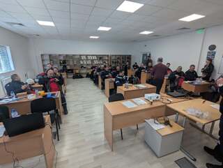 Съвместни обучения за пожарникари и спасители в гр. Монтана