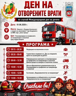 Първи юни в пожарната