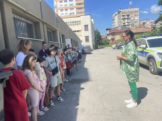 Професиографска екскурзия в Районното управление в Кюстендил