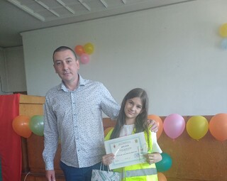 Диплом за завършен курс на обучение по програма „Детско полицейско управление“ получиха четвъртокласници от НУ„Димитър Благоев“, гр. Стара Загора