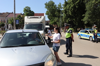 Видин: Пътни полицаи, доброволци от БЧК и журналисти с призив за разумно и отговорно поведение на пътя