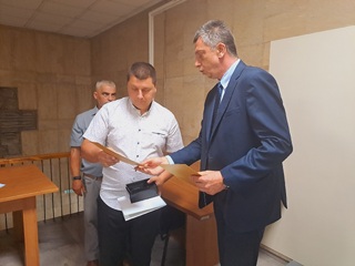 Признание за участници в издирвателната акция за откриване на удавило се семейство  в р. Струма и двете им внучетна