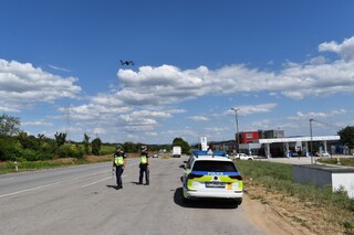 36 санкционирани водачи при тридневна операция с безпилотно летателно средство за контрол на движението по пътищата