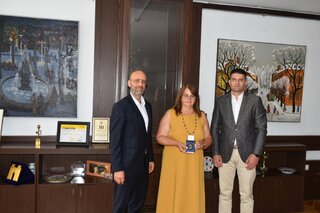 „Почетен знак на МВР“ III степен получи главен асистент Ирина Кръстева 