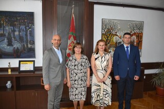 Среща на ръководството на АМВР и Фондация „Ханс Зайдел“ се проведе в Академията