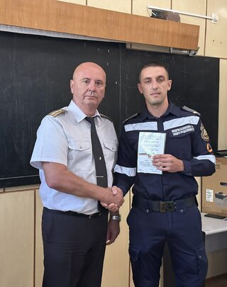20 служители на РДПБЗН-Видин са наградени по случай професионалния празник, отбелязван на 14 септември
