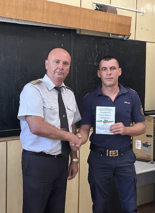 20 служители на РДПБЗН-Видин са наградени по случай професионалния празник, отбелязван на 14 септември