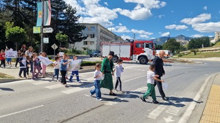 Сирени и детски призиви за отговорно поведение на пътя прозвучаха в Смолян по повод 17 септември – Деня без загинали на пътя