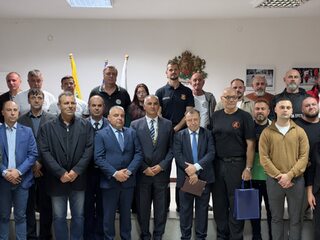 Отличия за ръководителите и служителите на ОДМВР-Стара Загора и РДПБЗН-Стара Загора за работата им при овладяването на пожара в  с. Димовци