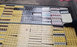 Служители на ГД "Гранична полиция" задържаха полски гражданин с 20 900 кутии контрабандни цигари