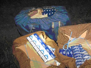 Гранични полицаи от РДГП-Кюстендил разкриха над 67 000 къса контрабандни цигари