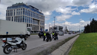 В ход е операция за контрол на мотоциклетистите