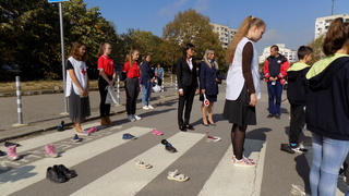 Ученици с открит урок по пътна безопасност и първа помощ в Европейския ден без загинали на пътя  