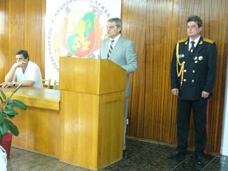 Днес 04.07.2007 г. Министъра на вътрешните работи г-н Румен Петков във връзка с предстоящия празник на Министерството на вътрешните работи – 5 юли, посети Генералната дирекция “Пожарна безопасност и защита на населението”, за да уважи лично...