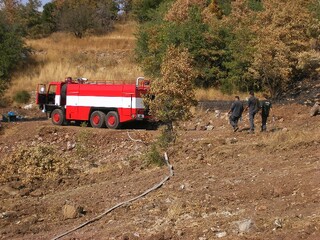  По данни от днес – 05.09.2007 г., на ръководителя на българската група пожарникари в Република Гърция главен инспектор Георги Гатев пожарната обстановка в района на действие се успокоява, като се стеснява периметърът на живите огнища